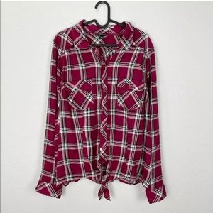 Torrid size 2 red/black blouse